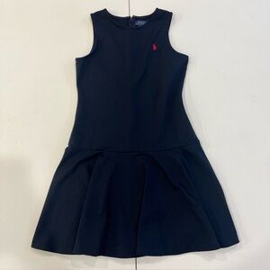 SOLD Girls Polo Ralph Lauren Ponte Fit-and-Flare Sleeveless Dress Size Large 12-